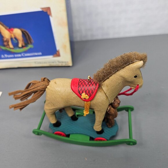2004 Hallmark Keepsake Ornament a Pony for Christmas 7th in Series - Picture 3 of 6